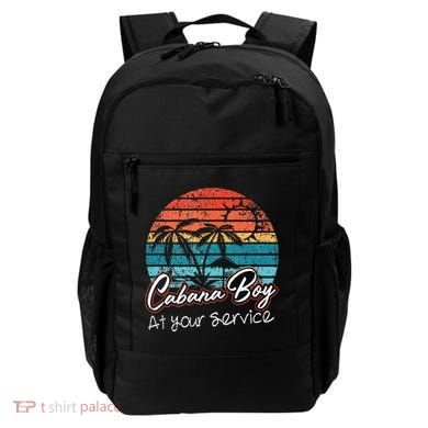 CABANA BOY AT YOUR SERVICE POOL PARTY BOY BARTENDER FUNNY Backpack