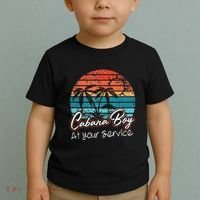 CABANA BOY AT YOUR SERVICE POOL PARTY BOY BARTENDER FUNNY Toddler T-Shirt thumb 2
