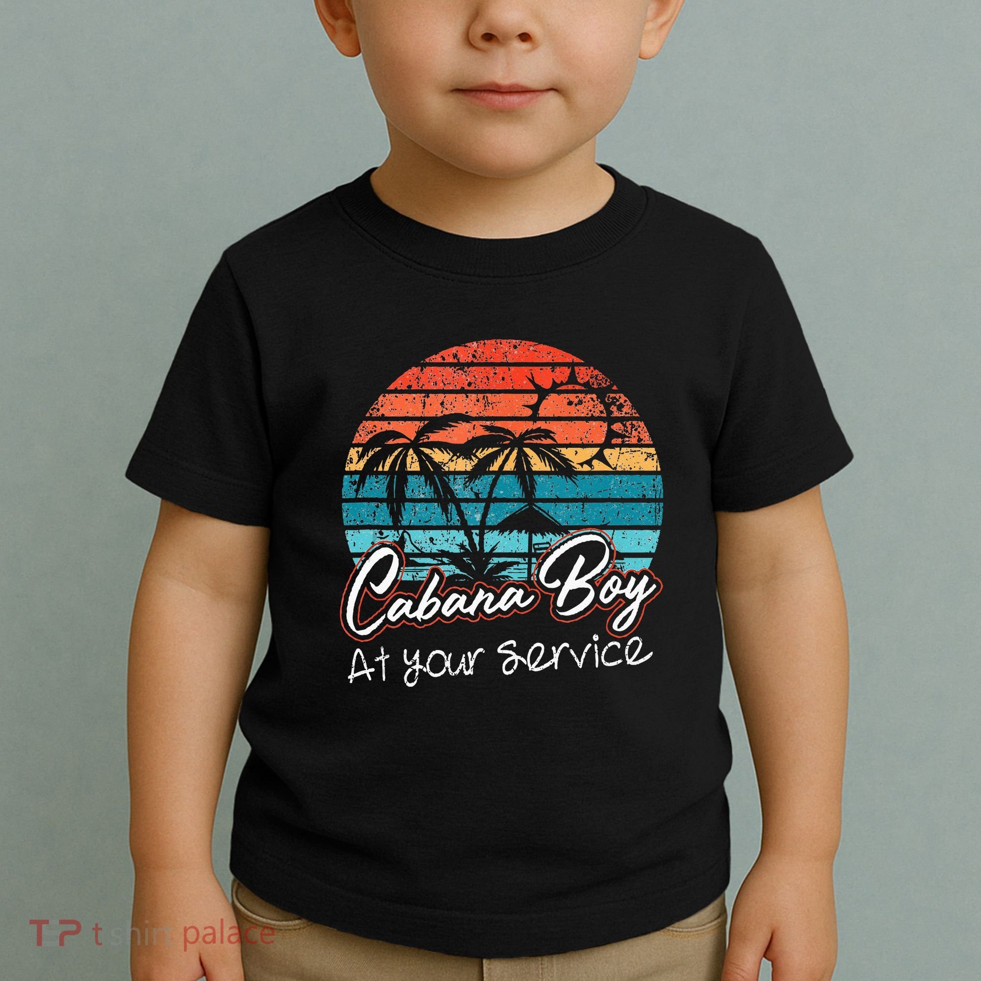 CABANA BOY AT YOUR SERVICE POOL PARTY BOY BARTENDER FUNNY Toddler T-Shirt
