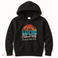 CABANA BOY AT YOUR SERVICE POOL PARTY BOY BARTENDER FUNNY Kids Hoodie thumb 0