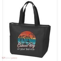 CABANA BOY AT YOUR SERVICE POOL PARTY BOY BARTENDER FUNNY Tote Bag thumb 3