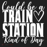 Could Be A Train Station Kind Of Day Women's Sweatshirt thumb 2