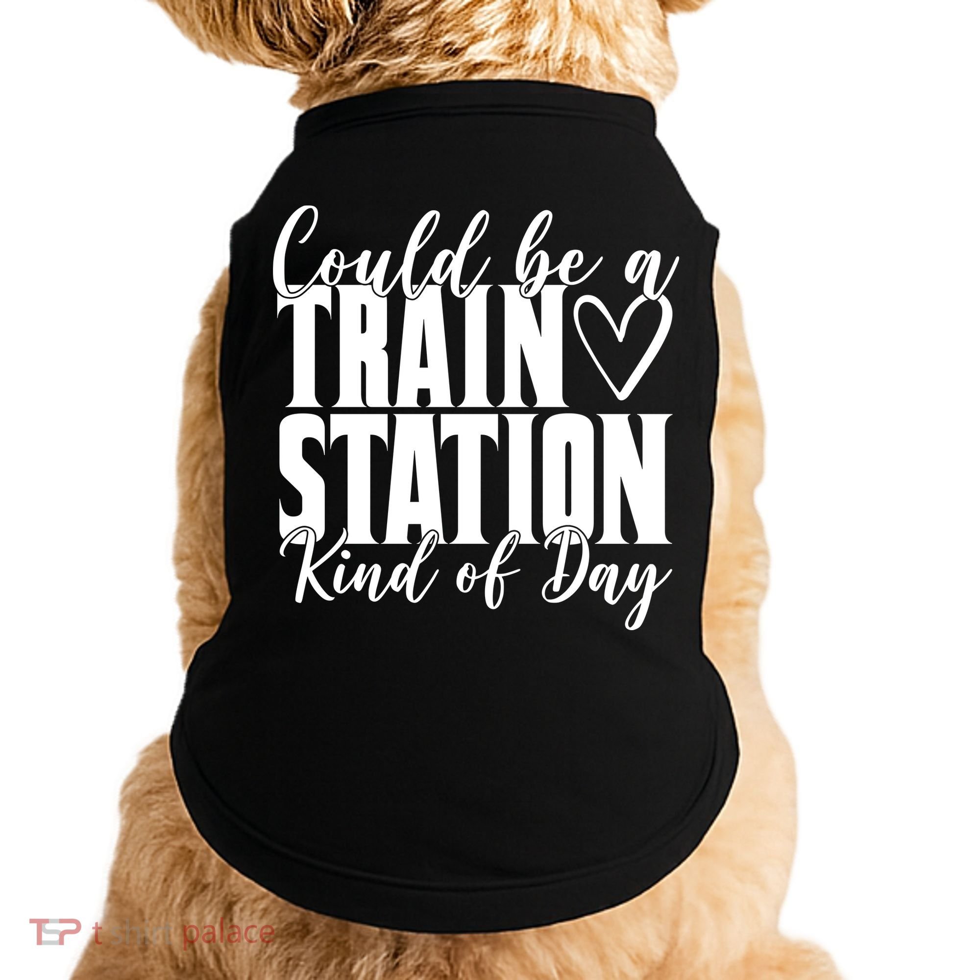 Could Be A Train Station Kind Of Day Doggie Tank