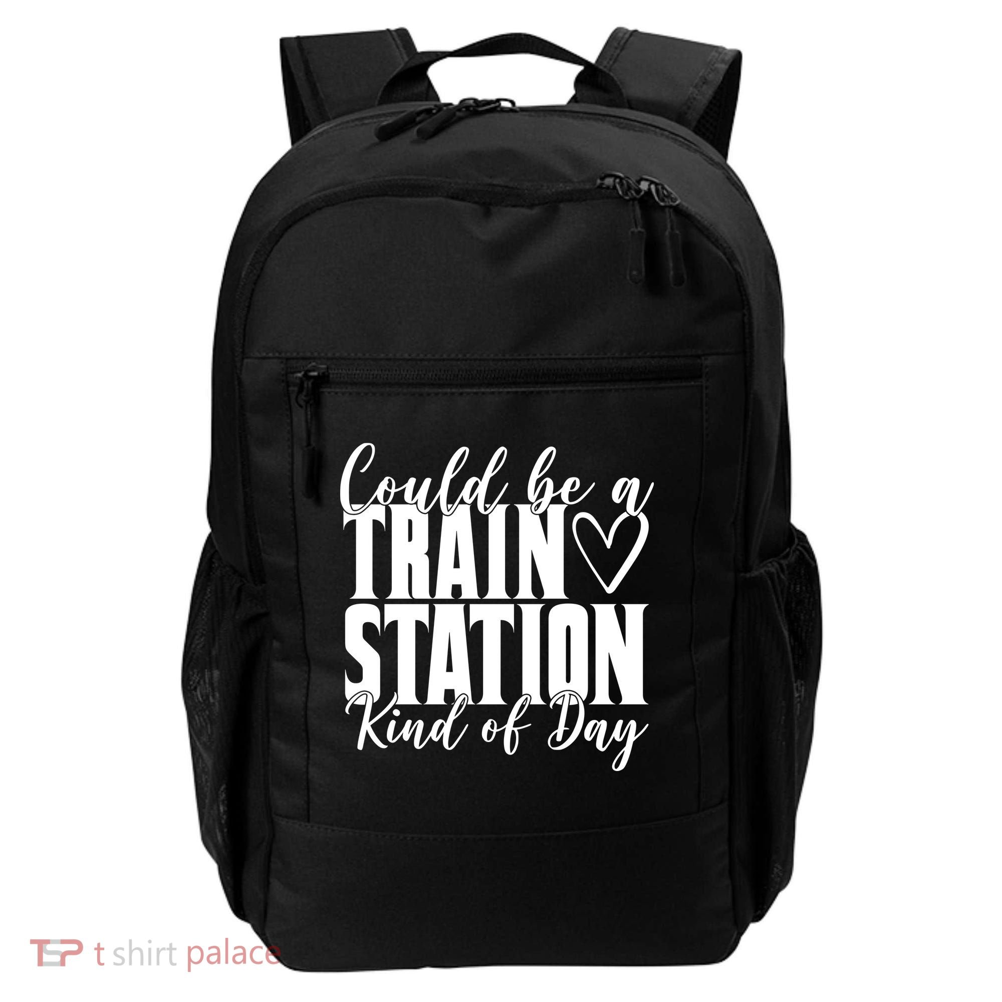 Could Be A Train Station Kind Of Day Backpack