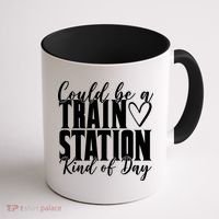 Could Be A Train Station Kind Of Day Coffee Mug thumb 1