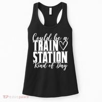 Could Be A Train Station Kind Of Day Women's Tank Top thumb 0