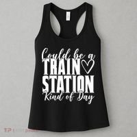 Could Be A Train Station Kind Of Day Women's Tank Top thumb 3
