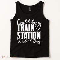 Could Be A Train Station Kind Of Day Tank Top thumb 2