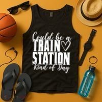 Could Be A Train Station Kind Of Day Tank Top thumb 4