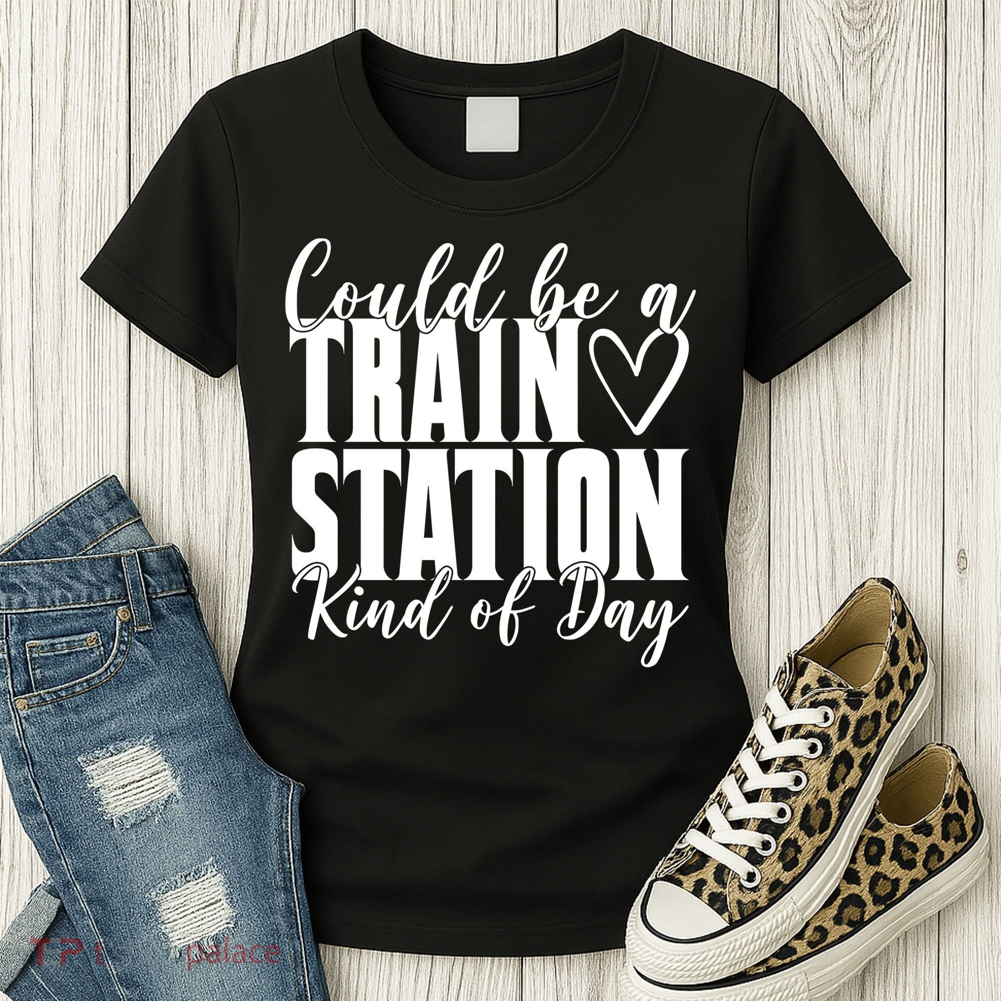 Could Be A Train Station Kind Of Day Women's T-Shirt
