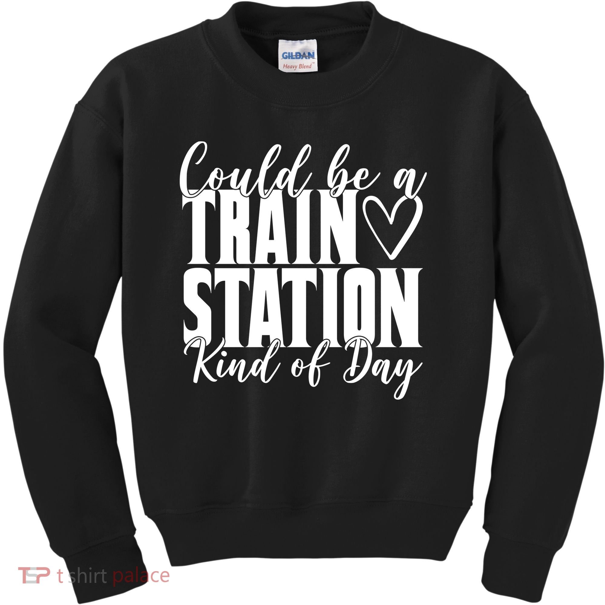 Could Be A Train Station Kind Of Day Kids Sweatshirt