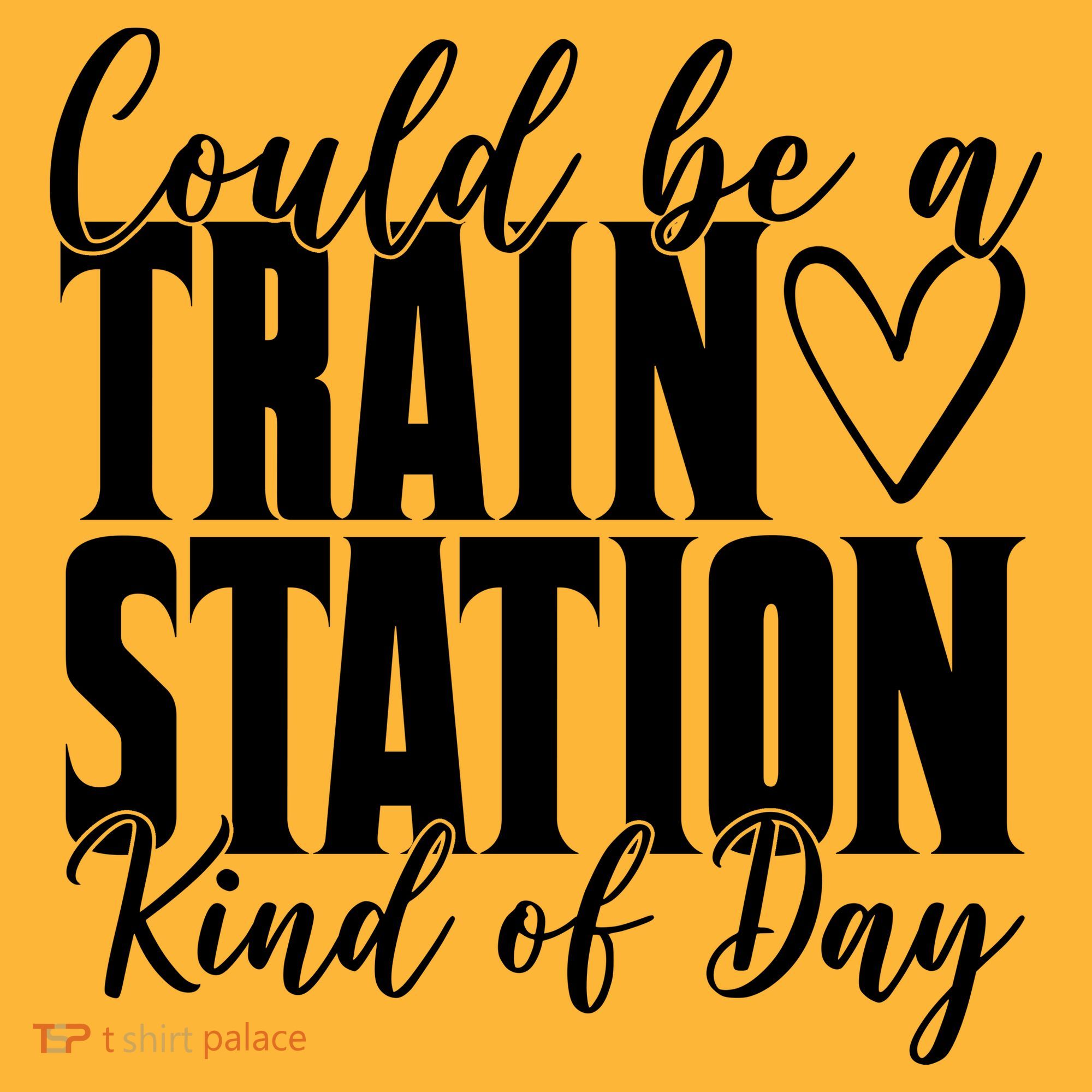 Could Be A Train Station Kind Of Day Baby Bodysuit