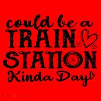 Could Be A Train Station Kinda Day Santa Hat thumb 1