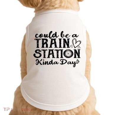 Could Be A Train Station Kinda Day Doggie Tank