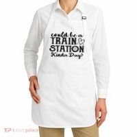 Could Be A Train Station Kinda Day Apron thumb 2