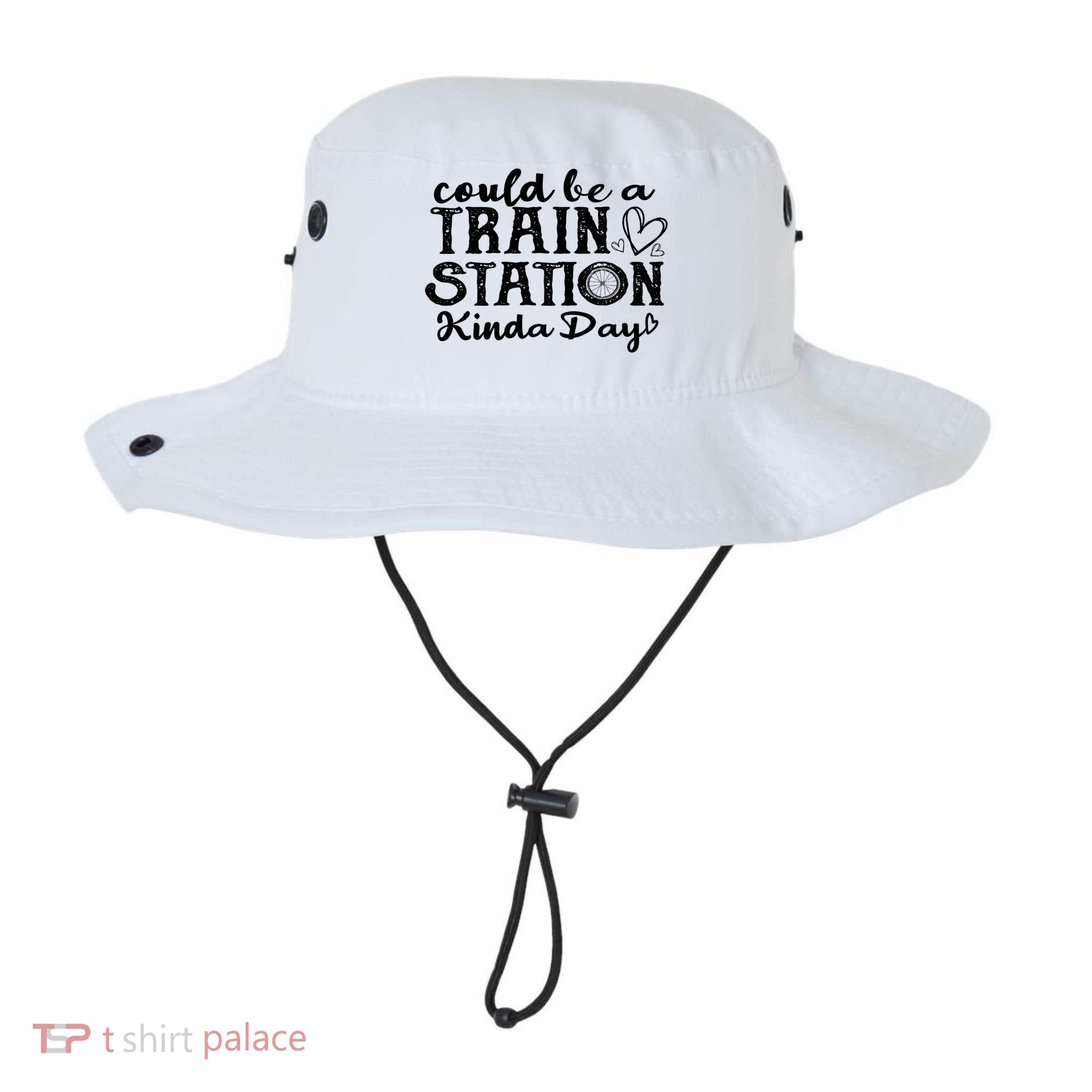 Could Be A Train Station Kinda Day Bucket Hat