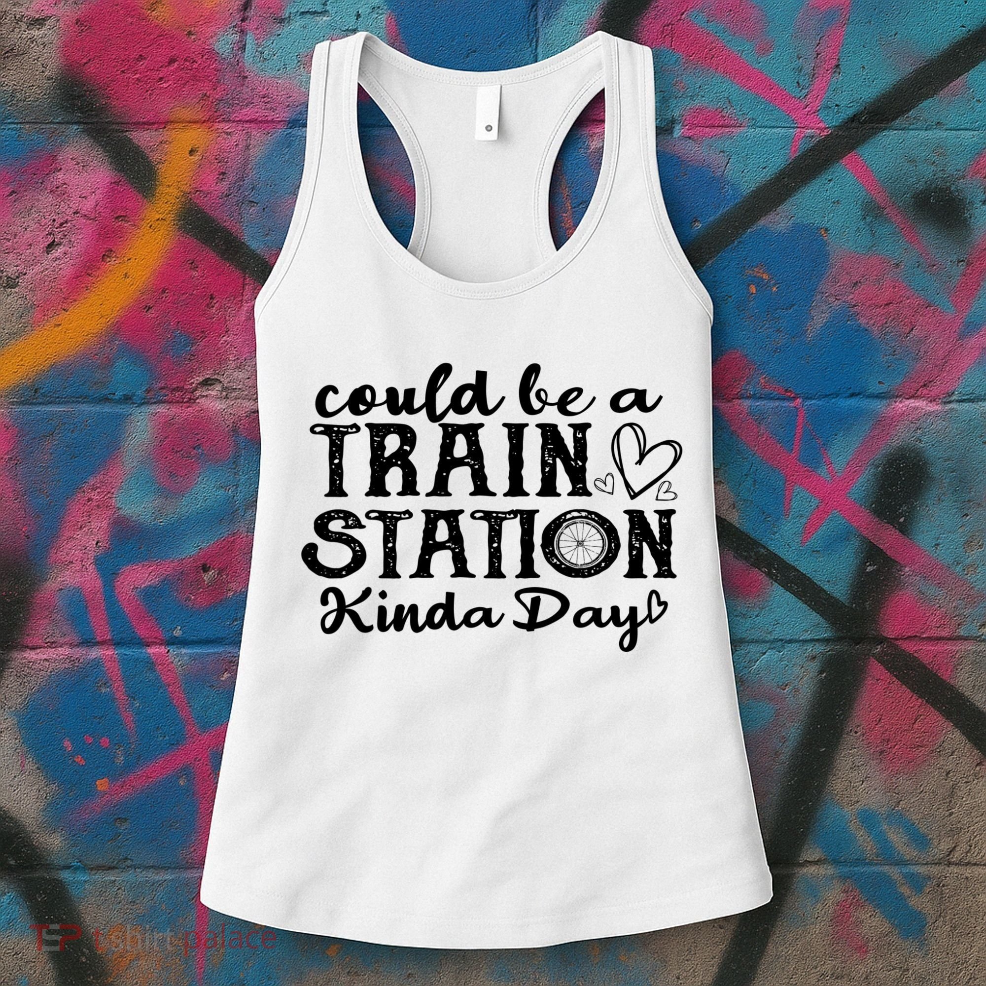Could Be A Train Station Kinda Day Women's Tank Top