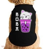 Cat Boba Anime Bubble Tea Neko Kawaii  Doggie Tank thumb 0
