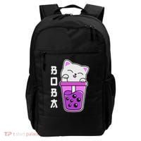Cat Boba Anime Bubble Tea Neko Kawaii  Backpack thumb 0