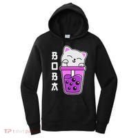 Cat Boba Anime Bubble Tea Neko Kawaii  Women's Hoodie thumb 0