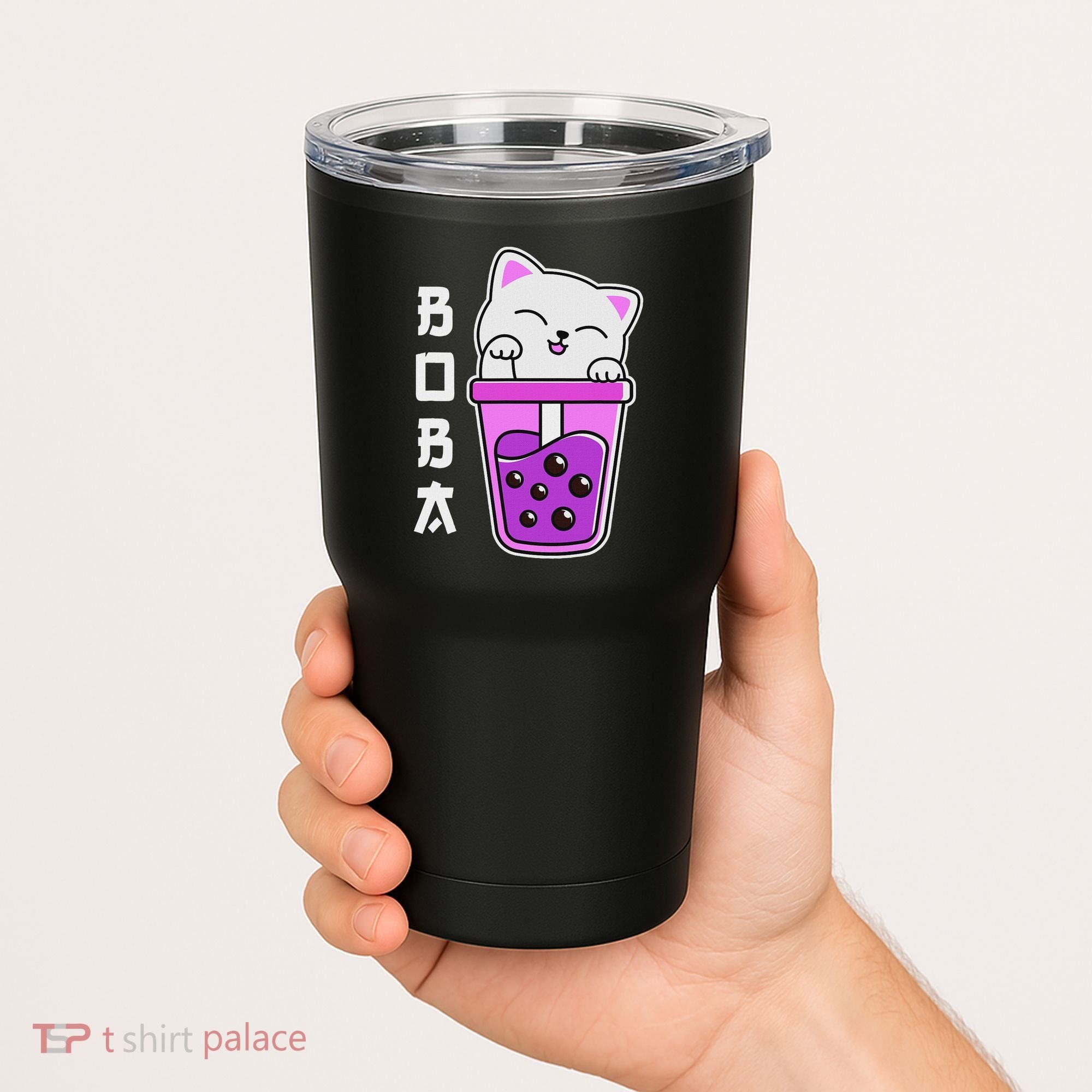 Cat Boba Anime Bubble Tea Neko Kawaii  Tumbler