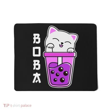 Cat Boba Anime Bubble Tea Neko Kawaii  Mousepad
