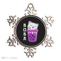 Cat Boba Anime Bubble Tea Neko Kawaii  Ornament thumb 0