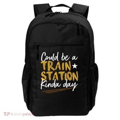 Could Be A Train Station Kind Of Day Womens Backpack