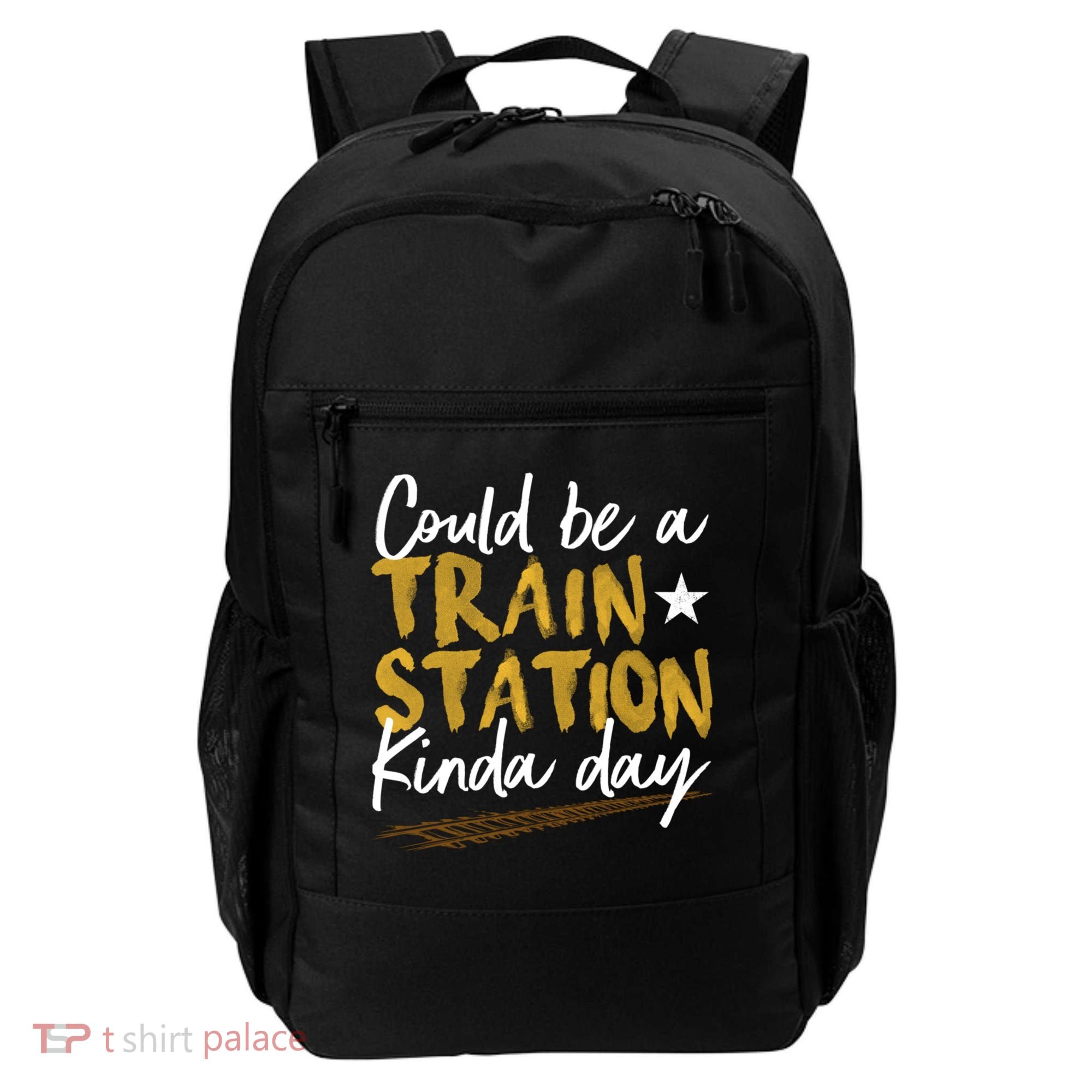 Could Be A Train Station Kind Of Day Womens Backpack
