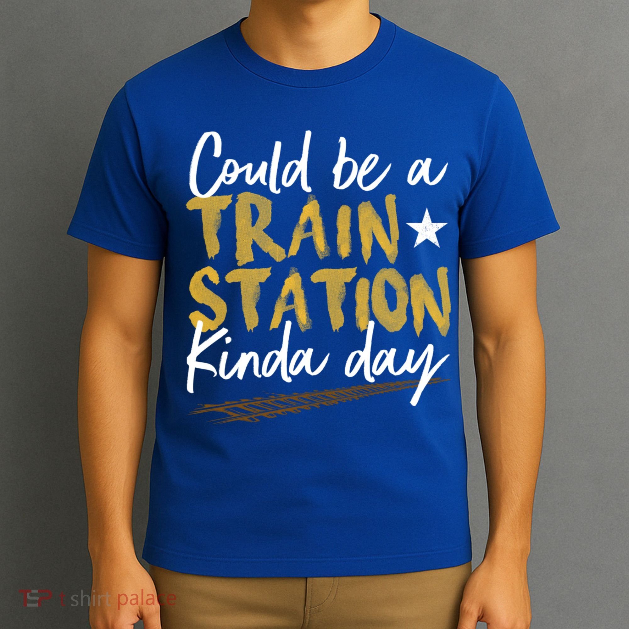 Could Be A Train Station Kind Of Day Womens T-Shirt
