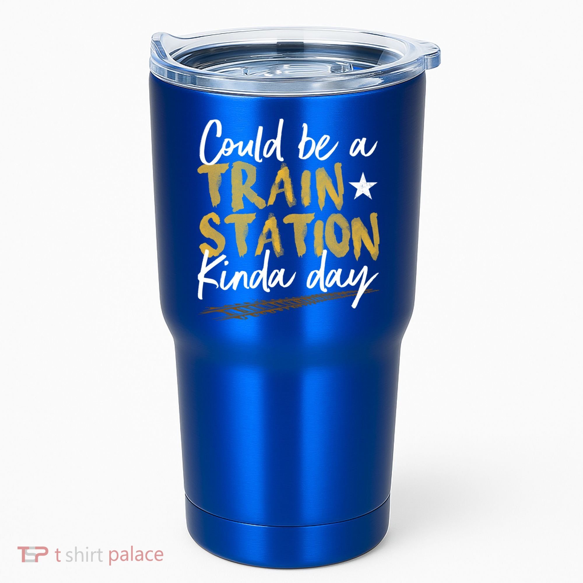 Could Be A Train Station Kind Of Day Womens Tumbler