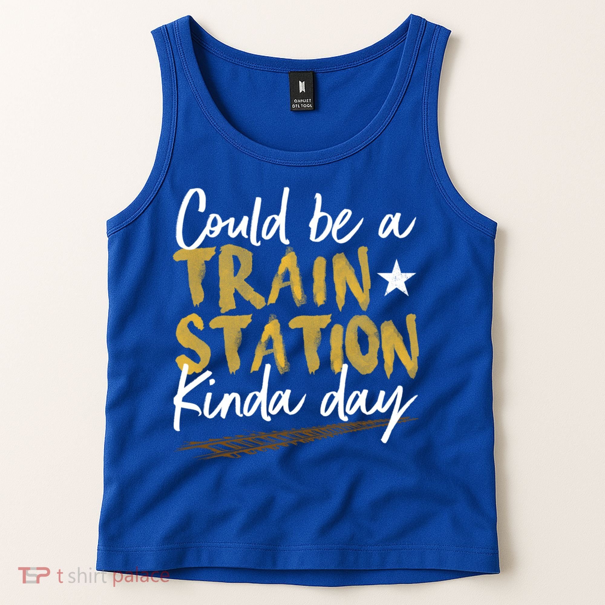 Could Be A Train Station Kind Of Day Womens Tank Top