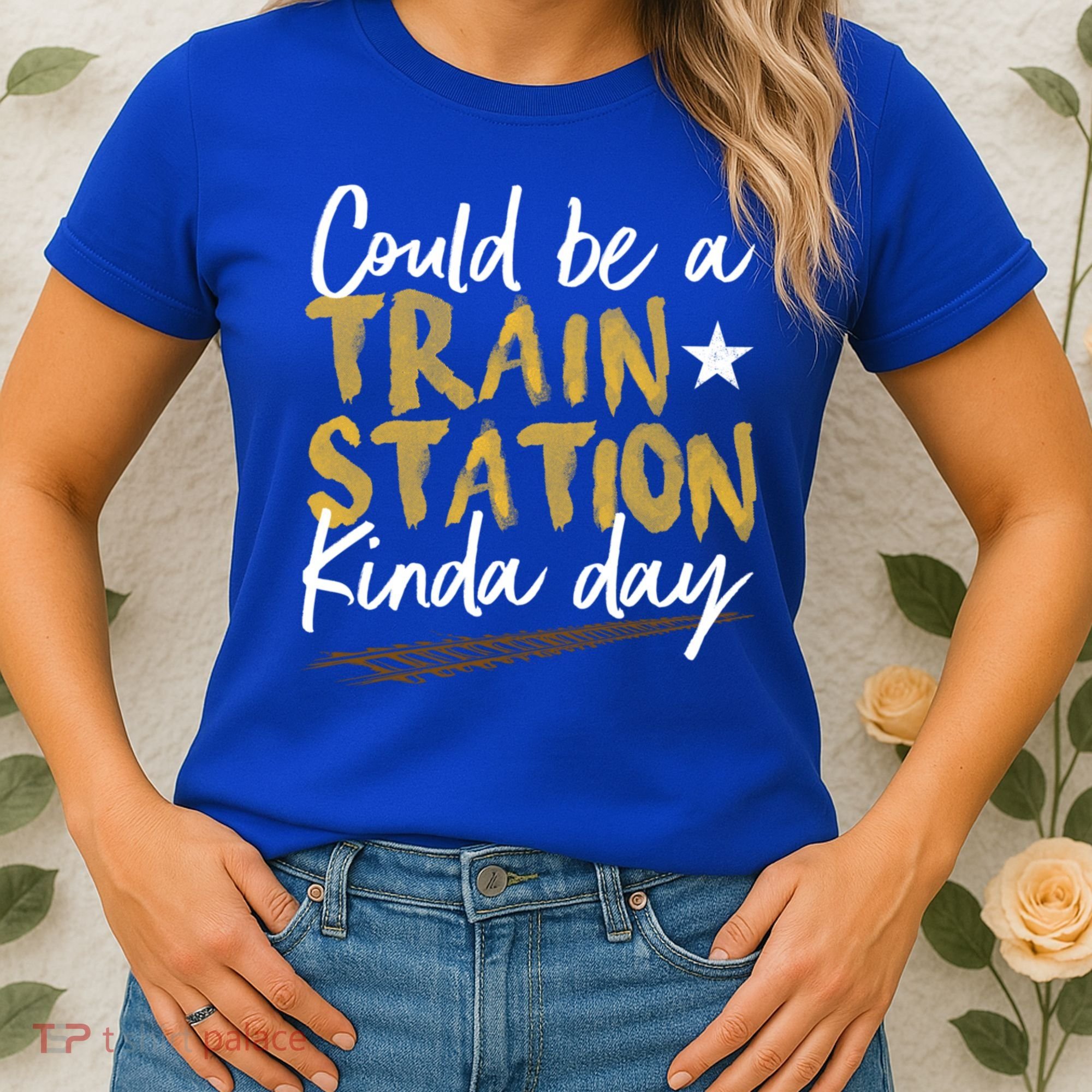 Could Be A Train Station Kind Of Day Womens Women's T-Shirt