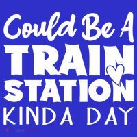 Could Be A Train Station Kinda Day Funny Heart Toddler Hoodie thumb 2
