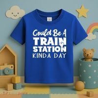 Could Be A Train Station Kinda Day Funny Heart Toddler T-Shirt thumb 3