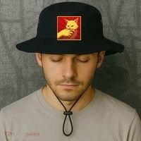 Cat Bite Anime Bucket Hat thumb 2
