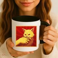 Cat Bite Anime Coffee Mug thumb 3