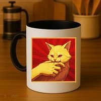 Cat Bite Anime Coffee Mug thumb 4