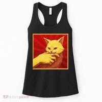 Cat Bite Anime Women's Tank Top thumb 0