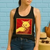 Cat Bite Anime Women's Tank Top thumb 2