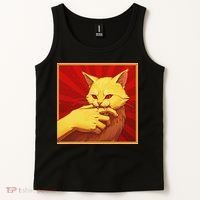 Cat Bite Anime Tank Top thumb 2