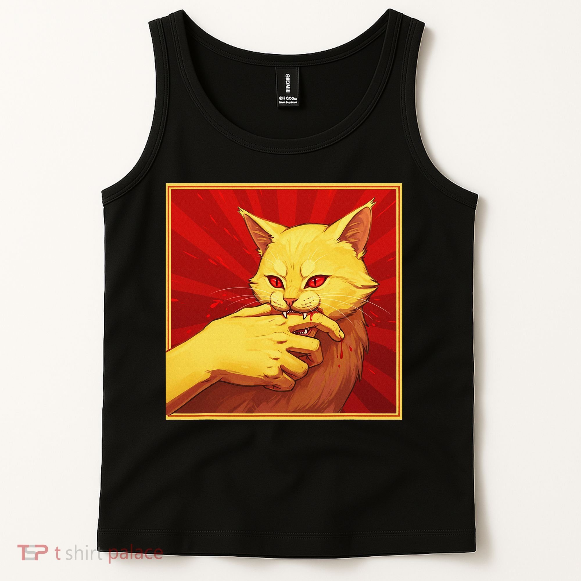 Cat Bite Anime Tank Top