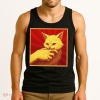 Cat Bite Anime Tank Top thumb 3