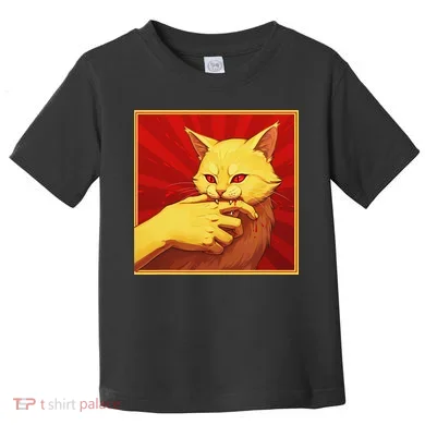 Cat Bite Anime Toddler T-Shirt
