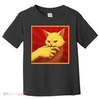 Cat Bite Anime Toddler T-Shirt thumb 0