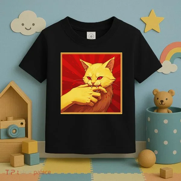 Cat Bite Anime Toddler T-Shirt