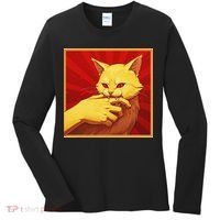 Cat Bite Anime Women's Long Sleeve Shirt thumb 0