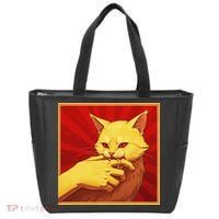 Cat Bite Anime Tote Bag thumb 0