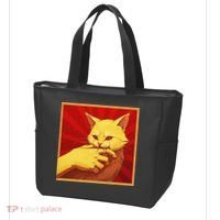 Cat Bite Anime Tote Bag thumb 3