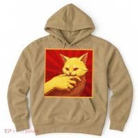 Cat Bite Anime Hoodie thumb 0